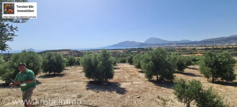 Kamilari Traumhaftes Grundstück mit 360° Panoramablick auf das lybische Meer und den höchsten Berg Kretas, den Psiloritis Grundstück